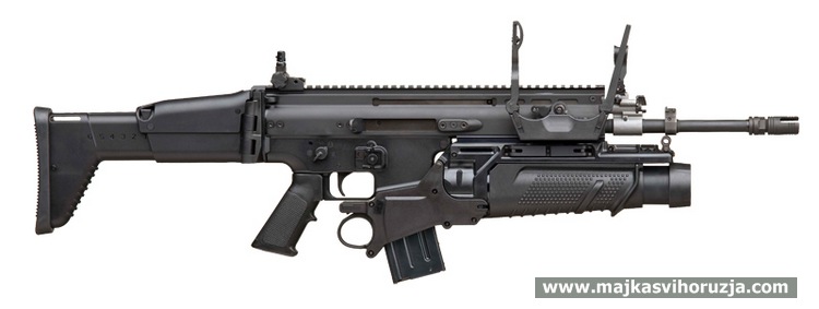 FN SCAR with grenade launcher